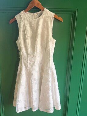 NWT SIMKHAI Sylvia fil coupé jacquard mini dress,Size 0